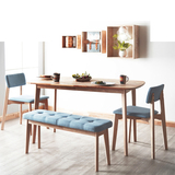 纯实木餐桌椅组合宜家简约现代小户型饭桌台式电脑椅长方形桌椅凳