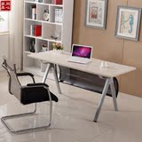 电脑桌办公桌 家用简易板材书桌 简约现代写字桌可定制职工电脑桌
