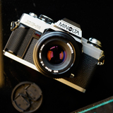 闲置银色美能达XGM+MD50标准镜头套机成色收藏级9.5新 相当于X700