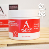 宝拉推荐美国Alpha Hydrox10% AHA经典果酸面霜56g白皙淡化痘印