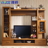 实木电视柜现代简约中式电视柜组合客厅组合电视柜背景墙厅柜酒柜