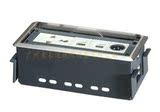 厂家直销 XCD-003T小型翻盖桌面插座 多功能桌面线盒 翻盖式插座