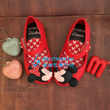 现货巴西Mini Melissa +Disney Twins米奇米妮果冻鞋童鞋甜馨同款