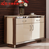 简约时尚餐边柜 现代风格客厅装饰柜子 小户型碗筷柜 创意茶水柜