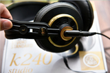 AKG/爱科技 K240S 专业录音师监听HIFI音乐耳机头戴式非k550 k701