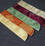 批发【扇子配件】日本和风 日式和服 缎面丝绸手工刺绣 折扇 扇套