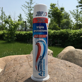 意大利Aquafresh三色成人牙膏 美白 防蛀 清洁 清新口气 100ml