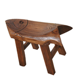 老榆木全实木换鞋凳 儿童小凳子全实木方凳时尚矮凳茶几凳小板凳