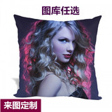 Taylor Swift泰勒斯威夫特抱枕DIY来图定制个性创意靠枕头包邮