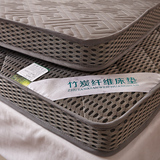 竹炭床垫加厚海绵床垫子1.5m床经济型折叠榻榻米学生床褥垫被1.8m