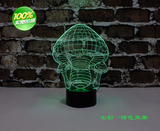 厂家直销 创意蘑菇型LED小夜灯 七彩效果迷你萌电脑USB小台灯礼品
