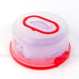 8-10寸蛋糕盒塑料 环保PP便携式手提 烘焙包装盒 生日蛋糕盒