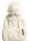 两件包邮 现货 HM H&M正品代购女宝女童装白色针织帽毛绒帽冬帽