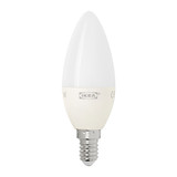 宜家里代尔 LED灯泡 E14 400流明, 可调光的, 枝形灯 包邮