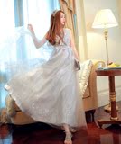 2016新款夏韩版时尚姐妹团伴娘服长款宴会晚装修身显瘦礼服连衣裙