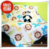 特价外贸床盖韩国儿童夏凉被全棉水洗盖被卡通小动物加厚绗缝床单