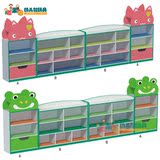 飞友区角卡通组合柜 可爱猫造型玩具柜 幼儿园青蛙小猪收纳分区柜