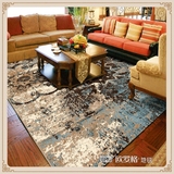 油画风设计师时尚客厅地毯现代简约抽象艺术地毯欧式卧室茶几地毯