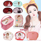 韩国littlelady小号便携可爱化妆包手拿包随身包旅行收纳洗漱包