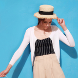 ELWING独家原创设计制作 2016夏 复古针织开衫 （三色入）女装