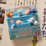 现货可爱日本卡通水果叉子创意蛋糕叉子水果装饰签 海洋系 海豚