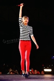 国内现货 美国代购 DL1961 Taylor Swift 同款 橘红色小脚牛仔裤