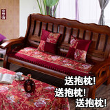 木沙发垫子 单人三人防滑坐垫 联邦椅组合沙发垫 实木垫四季通用
