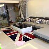 米字旗简洁腈纶地毯欧式现代客厅沙发卧室茶田园工程满铺定制