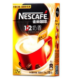 优质推荐 雀巢咖啡1+2奶香味15g7条 升级口味更浓醇 雀巢咖啡条装