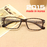 汤姆福特款韩国tr90超轻眼镜框架 男女款配近视镜架百搭 黑色潮人