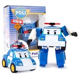 韩国poli 变形警车机器人装波利罗伊安巴海利玩具机器人汽车模型
