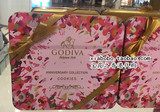 香港代购 比利时GODIVA歌帝梵 限量精选红莓玫瑰白巧克力夹心曲奇