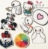 【10个包邮】Kitty水果动漫可爱大白卡通韩国冰箱贴磁铁磁贴