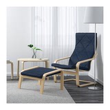 苏州IKEA宜家代购 波昂 桦木贴面扶手椅框架+椅垫
