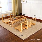 日式客厅书房卧室茶室飘窗瑜伽榻榻米茶几竹编织地毯地垫可定制