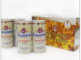凯撒1L*4礼盒装白啤 德国原装进口白啤酒特价区域包邮