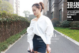 Lin Edition Oversize廓形BF风格超宽松宽V领白衬衫