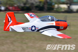 FMS 1400MM T28D V4 木马 红色 二战 像真航模 电子遥控模型飞机