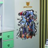 机器人变形金刚卡通墙贴画儿童房间男孩卧室床头背景装饰贴纸超大