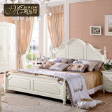 韩式床1.5公主床美式地中海1.8米欧式实木双人床储物卧室婚床家具