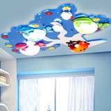 创意儿童卧室吸顶灯卡通男女孩房间灯大树幼儿游乐园宝宝遥控吊灯