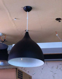 铁艺吊灯简约半圆单头咖啡厅酒吧吧台餐厅吊灯北欧艺术个性创意灯