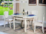 日月鑫餐桌椅组合 30多款 钢化玻璃 大理石1.2米1.3米餐台可伸缩