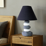 北欧台灯卧室床头创意 美式陶瓷简约现代时尚可爱温馨暖光床头灯