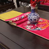新中式高档桌旗中国风古典桌布客厅餐桌电视柜茶几布艺床旗包邮