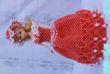 亚克力DIY串珠子娃娃材料手工艺编织品芭比娃娃材料包裙装包邮