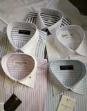 男士衬衣纯色夏装上衣商务正装长袖衬衫白色条纹显瘦免烫工装特价