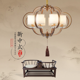 中式吊灯客厅卧室灯笼餐厅简约现代吊灯温馨复古中国结布艺吊灯