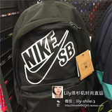 美国代购直邮 Nike/耐克耐克黑色户外旅行包中学生书包男女双肩包