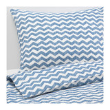 宜家代购 索玛 2016 被套和枕套, 蓝色 宜家新款被套 无床单